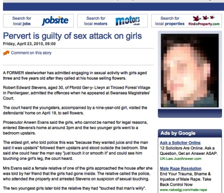 robert stevens mistaken identity