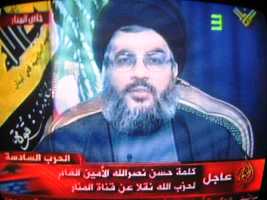 Hezbollah\'s Hassan Nasrallah on al Manar TV