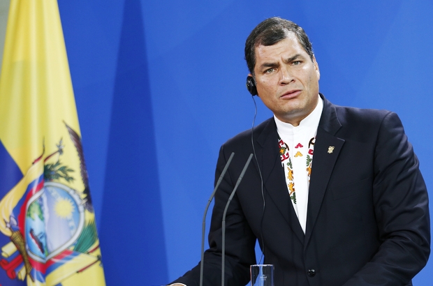 Ecuadorian president Rafael Correa. Pic: Reynaldo C. Paganelli/Demotix