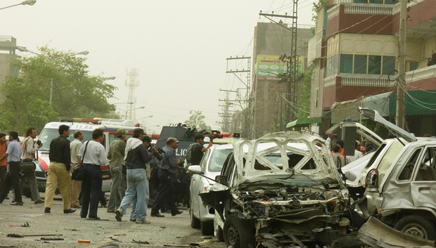 In May 2010, terrorists attacked two mosques belonging to the Ahmadi community. Ninety-four people were killes and more than 120 were injured. (Photo: Aown Ali / Demotix)