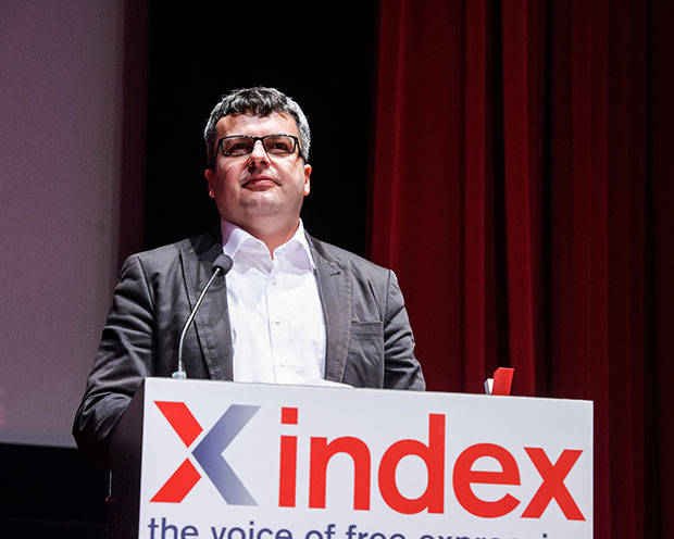 Journalist Tamas Bodoky (Photo: Alex Brenner for Index on Censorship)
