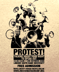 PROTEST! Talking about your right to speak out