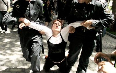 Baku: Peaceful protest crushed on eve of Eurovision