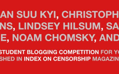 Index on Censorship Student Blogging Competition