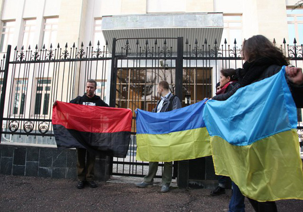 The protest in Tashkent