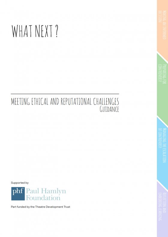 Meeting ethical and reputational challenges