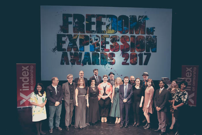 #IndexAwards2017: Index announces Freedom of Expression Awards winners