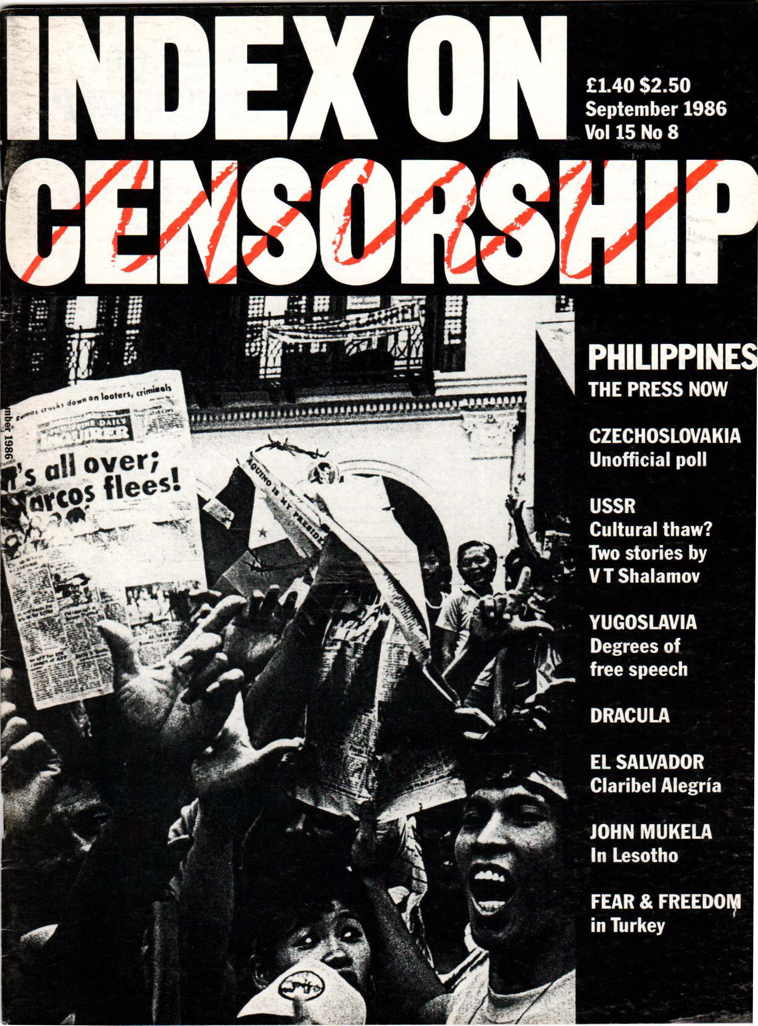 Philippines under Aquino – September 1986