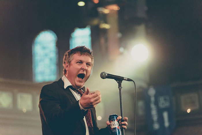 Stand Up For Satire, Tim Key (Photo: Elina Kansikas for Index on Censorship)