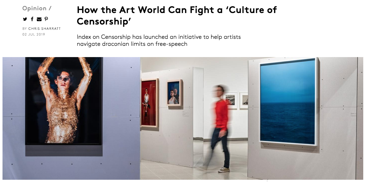 How the Art World Can Fight a ‘Culture of Censorship’ (Freize)