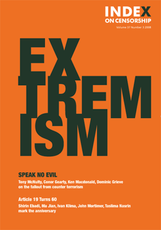 This article is part of the summer 2008 issue of the global quarterly Index on Censorship magazine, with a special report on propaganda and war. Click here to subscribe to the magazine.