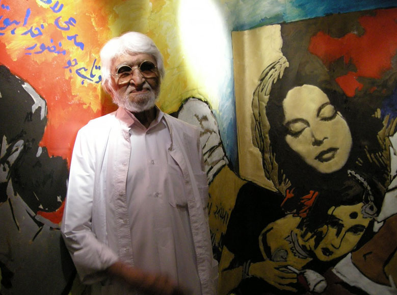 mfhusain Indian artist and Index award winner was forced to leave his native India in the 1990s after being threatened for his work