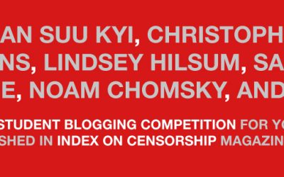 Index on Censorship Student Blogging Competition