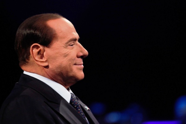 Silvio Berlusconi appears on Italian TV show "Servizio Pubblico"