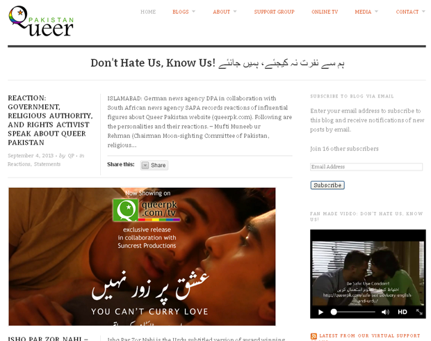 Pakistan’s gay website ban reflects bigotry