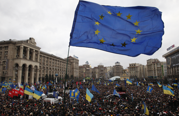 Russian media toes the anti-EU line on Ukraine