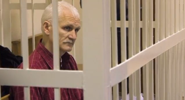 Ales Bialiatski has been imprisoned in Belarus since 2011 (Image: AmnistieWeb/YouTube)