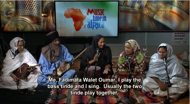 Fadiamata Walet Oumar with her band Tartit (Image: YouTube) 