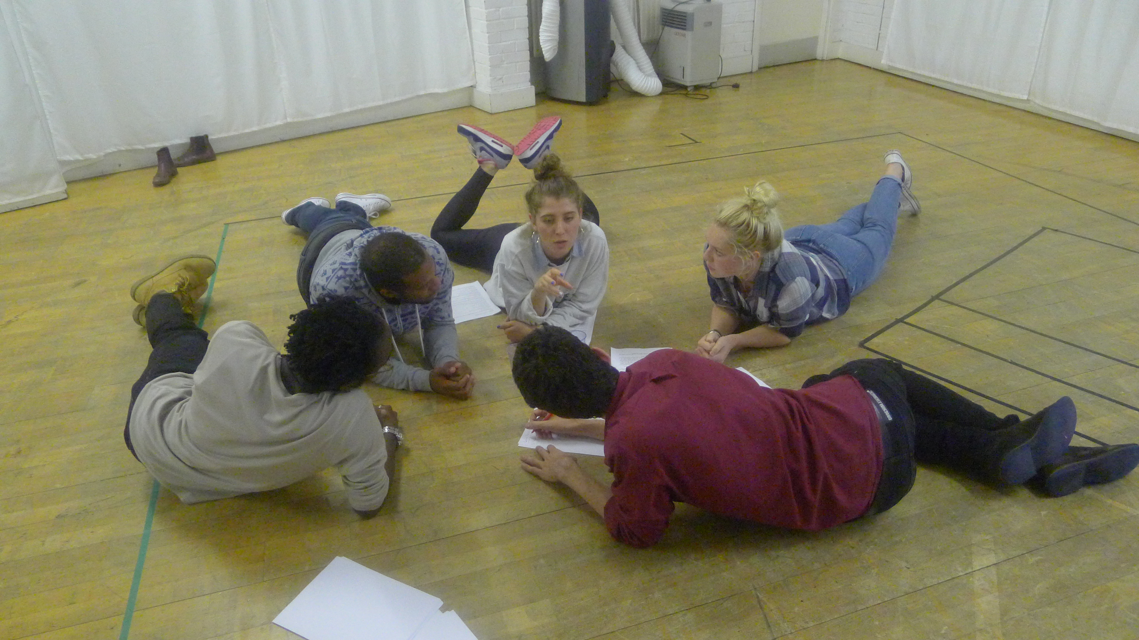 Recap report: Draw the Line workshop with Ovalhouse Young Associates