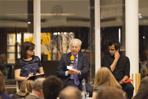 Peter Kellner speaks at the Winter 2015 Index on Censorship magazine launch event at the British Library.