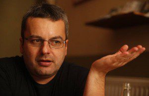 2015 Freedom of Expression Journalism Award winner Tamás Bodoky, founder of Atlatszo.hu