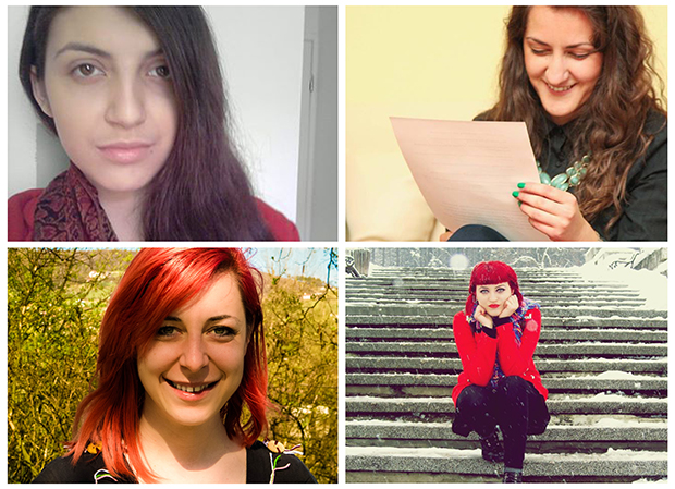 Sara, Nataša, Elma and Lejla (clockwise, from top left)