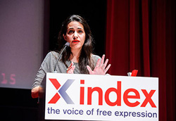Safa Al Ahmad (Photo: Alex Brenner for Index on Censorship)