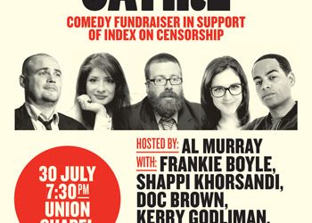 30 July: Stand Up For Satire in support of Index on Censorship