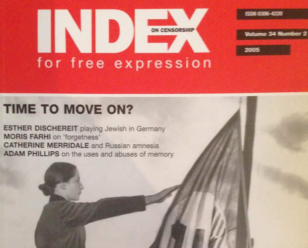 Index on Censorship magazine cover, May 2005