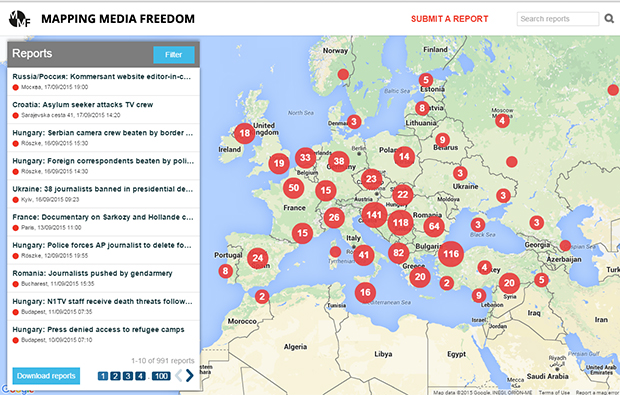 Mapping Media Freedom