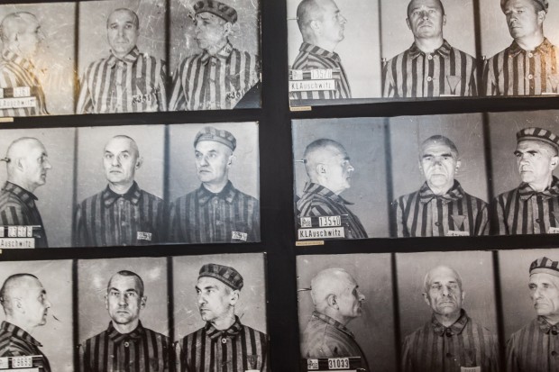 OSWIECIM, POLAND - JULY 22: Exhibition in Concentration camp in Auschwitz. It is the biggest nazi concentration camp in Europe on July 22, 2014 in Oswiecim, Poland