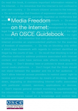 Media Freedom on the Internet- An OSCE Guidebook