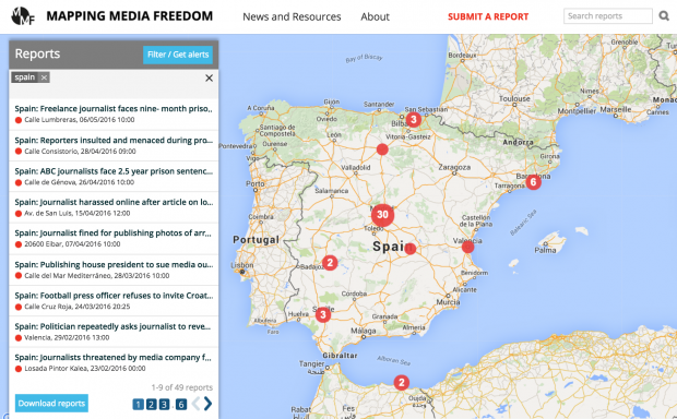 Spain: Widespread legal action against journalists serve to “spread fear”