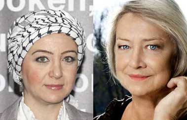 Journalists Zaina Erhaim and Kate Adie will speak at Write on Kew. (Photos: Sean Gallagher, Ken Lennox)