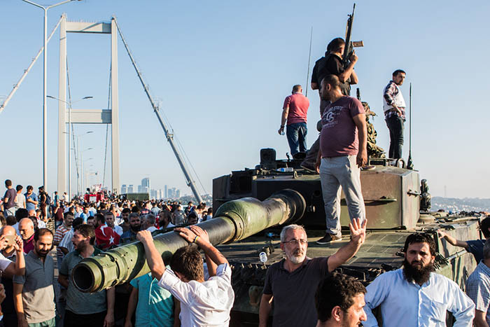 16 July: Violence following attempted military coup. Credit: deepspace / Shutterstock.com