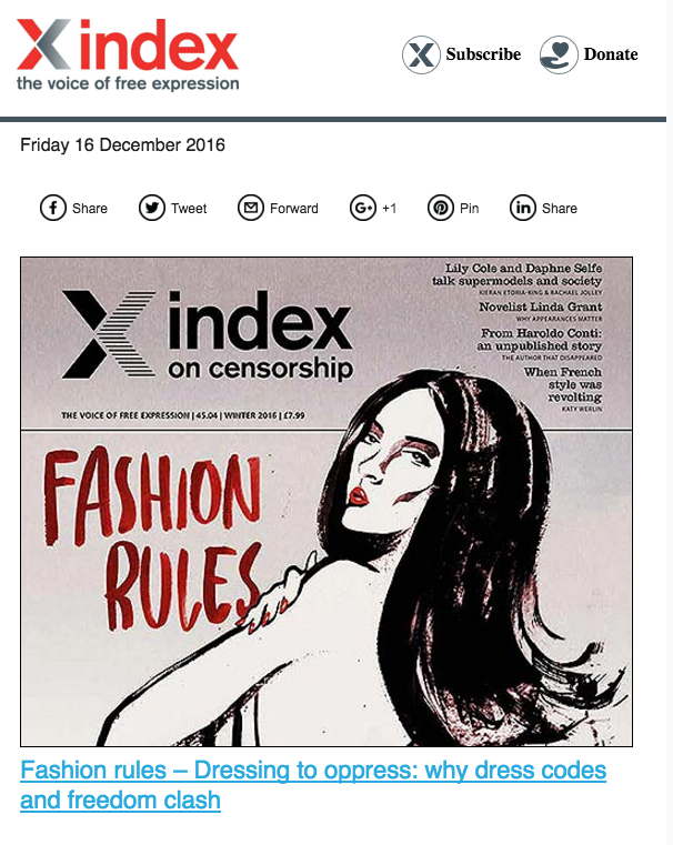 Subscribe to the Index newsletter