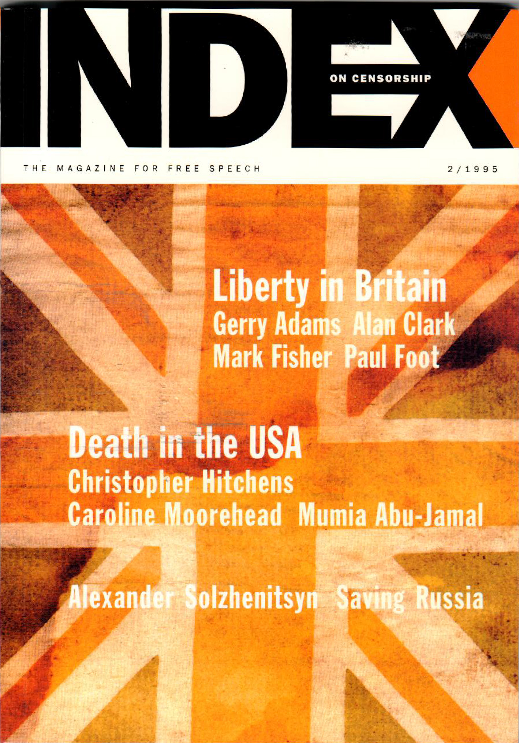 Liberty in Britain, the March 1995 issue of Index on Censorship magazine.