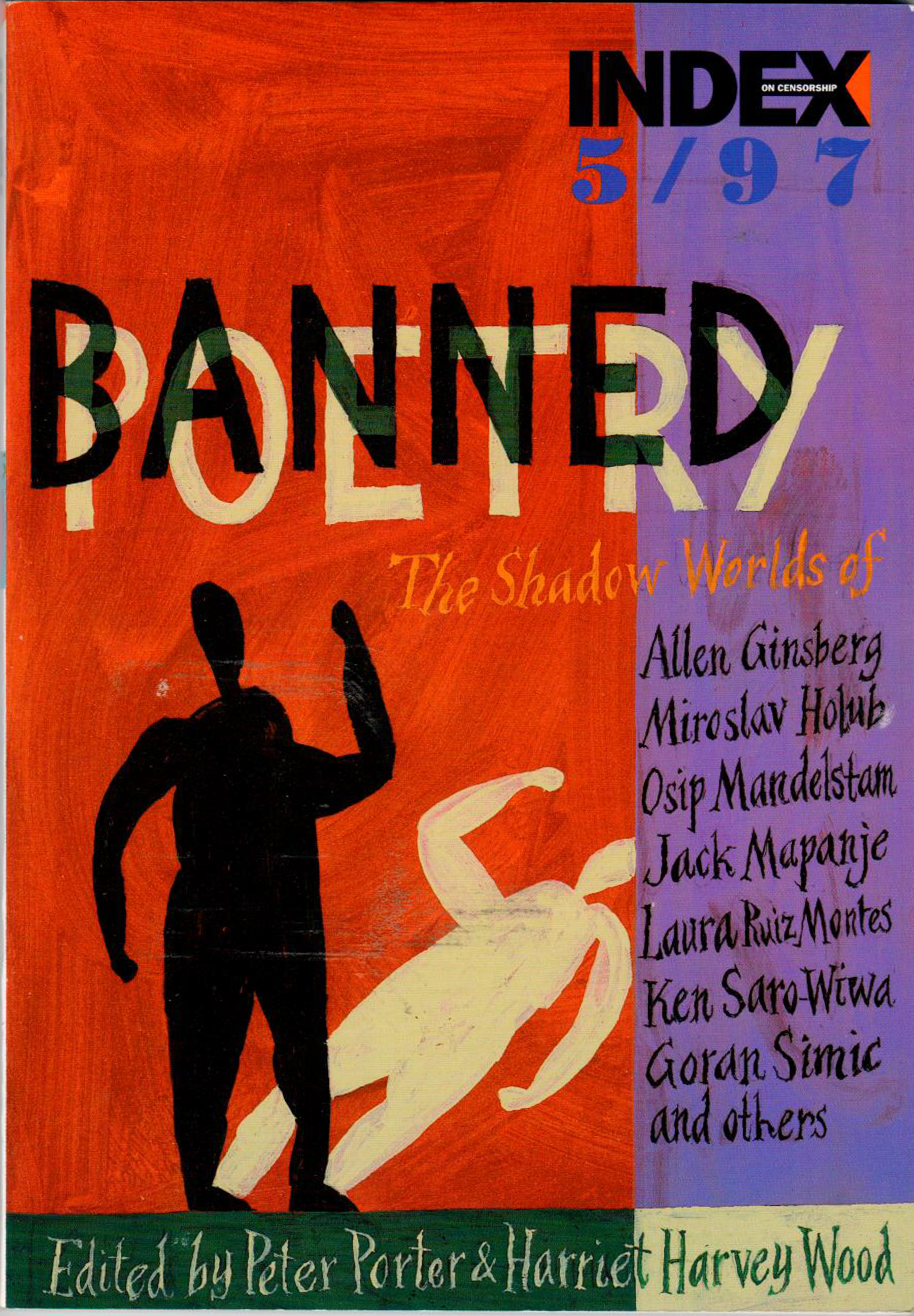 Banned poetry, the September 1997 issue of Index on Censorship magazine.