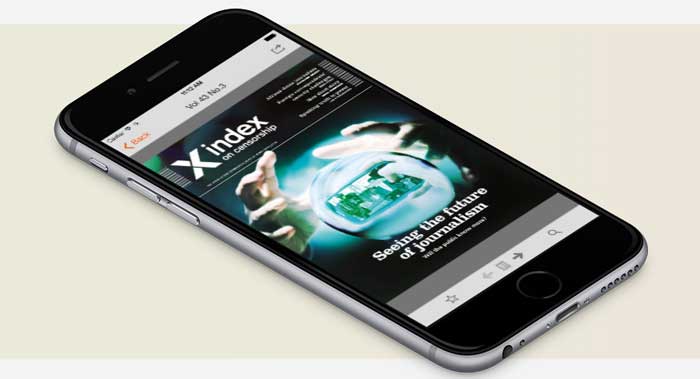 Subscribe to Index on Censorship magazine via Exact Editions