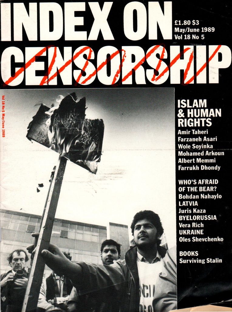 Islam & human rights, the May 1989 issue of Index on Censorship magazine.
