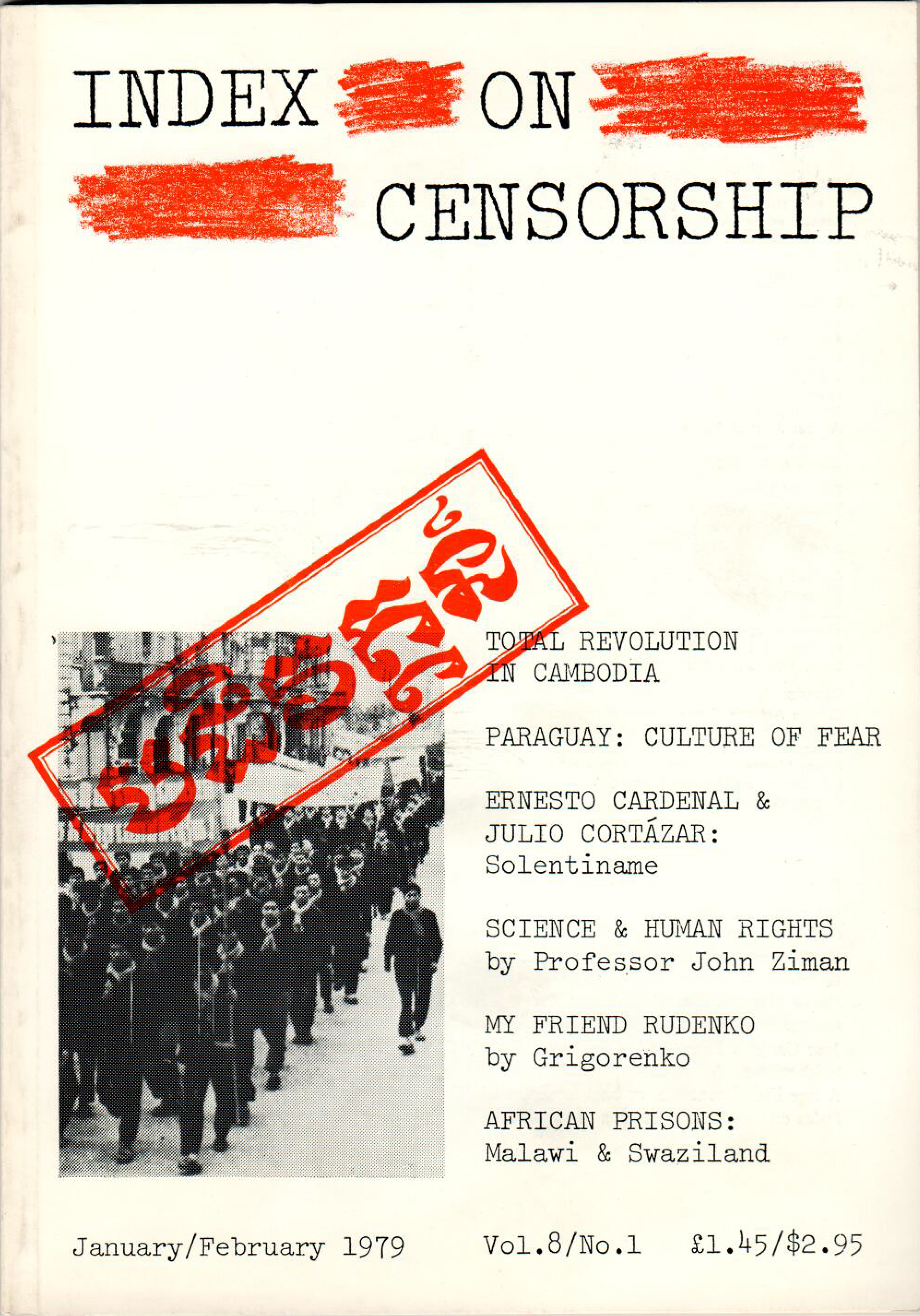 Total revolution in Cambodia, the January 1979 issue of Index on Censorship magazine