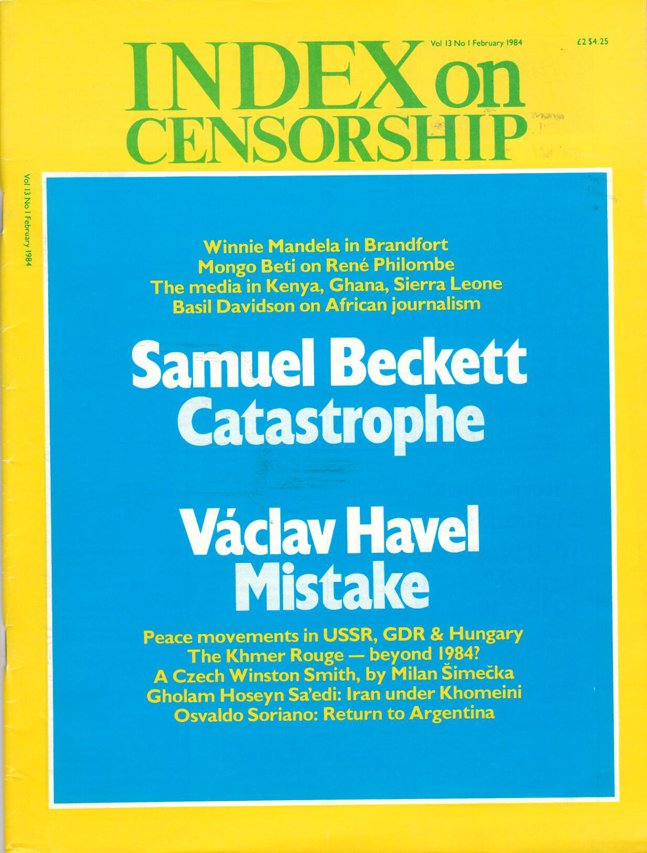 Samuel Beckett and Vaclav Havel