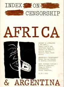 Africa & Argentina, the June 1980 issue of Index on Censorship magazine