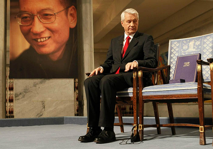 Chinese dissident Liu Xiaobo’s chair is still empty