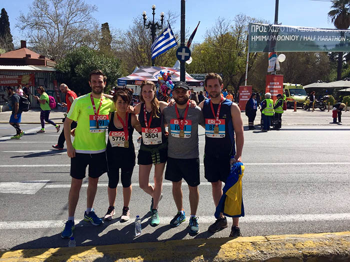 Vicky Baker - marathon Athens