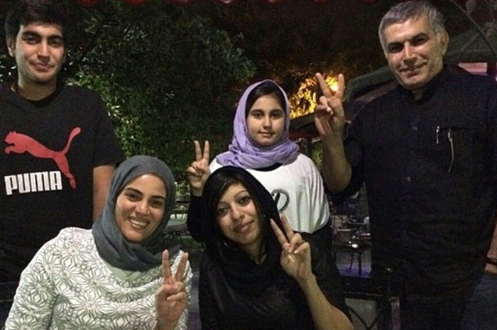 Bahrain. Back Row from left: Adam Rajab, Malak Rajab and Nabeel Rajab. Front Row from left: Sumaya Rajab & Zainab Alkhawaja. (Photo: Adam Rajab)