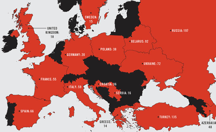 Mapping Media Freedom 2017 annual report