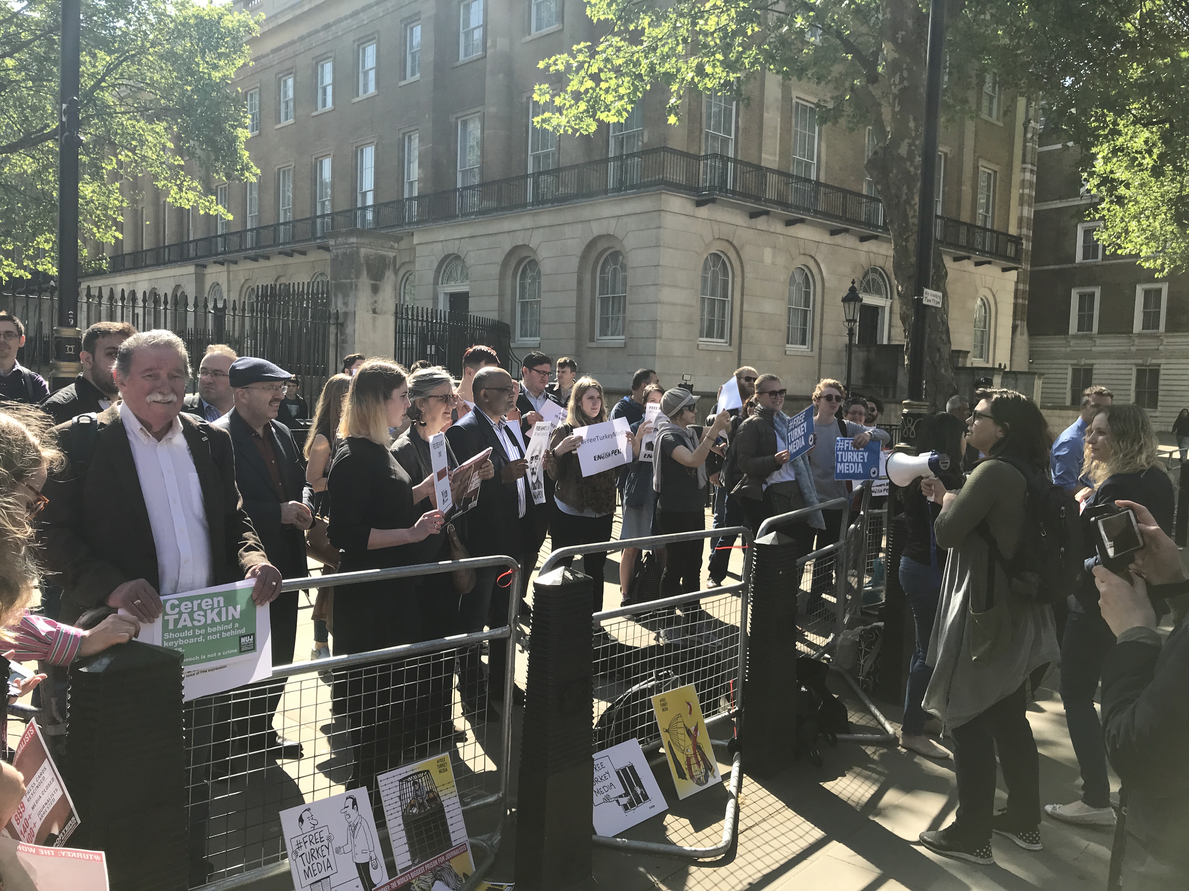 Downing Street protest: Hundreds voice anger ahead of Erdogan visit