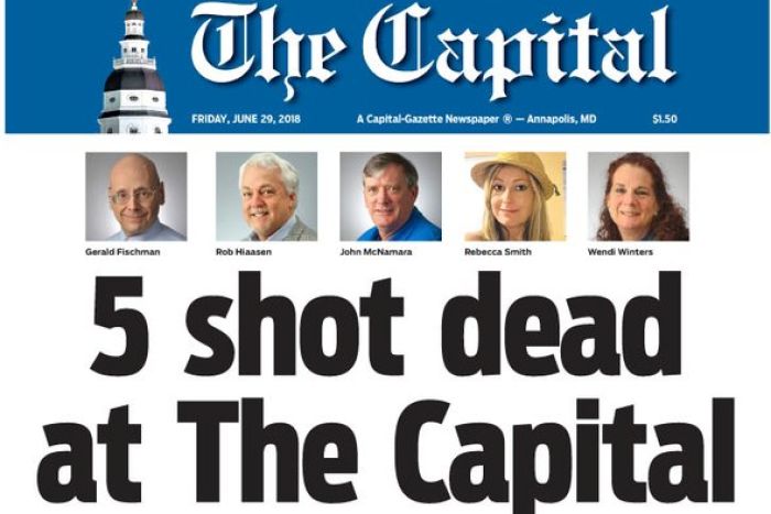 Maryland shooting: Index condemns the killing of five media workers