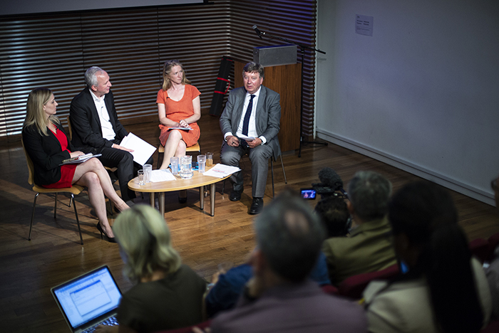 Rebecca Vincent, Dave Banisar, Jodie Ginsberg and Paddy Coulter (Photo: Nekane / @nekaneozamiz / www.nkproductions.org for Article 19)